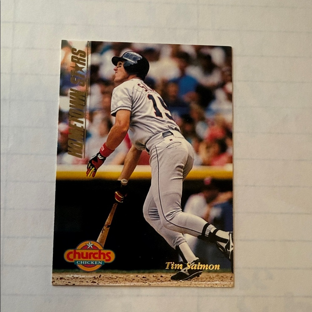 Church's Hometown Stars Baseball Card